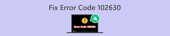 תקן את קוד השגיאה 102630