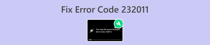 Corregiu el codi d'error 232011