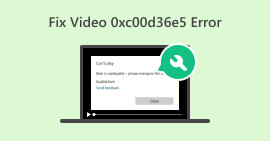 Fix Video 0xc00d36e5 Error