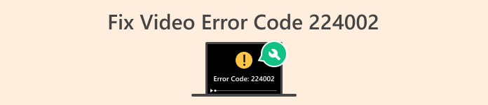Video-Fehlercode 224002 beheben