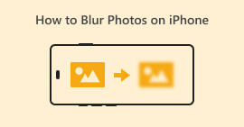 IPhone पर फ़ोटो को धुंधला कैसे करें