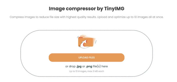 Compresor de imágenes mediante la función de imagen Tiny IMG