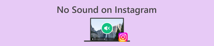 Geen geluid op Instagram