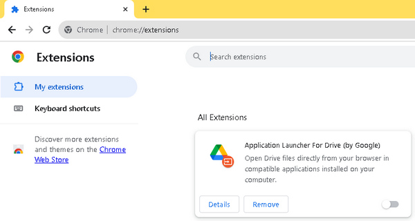 Removing 3rd party Extension Chrome Add Ons