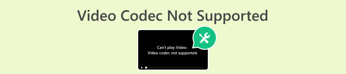 Codec video non supportato