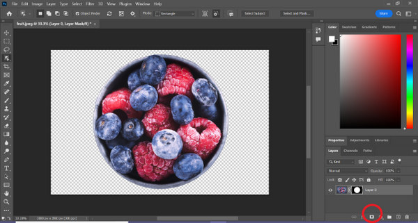 Photoshop Comment couper un masque d'image