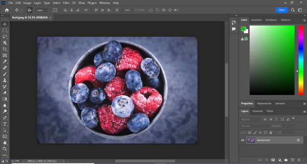 Photoshop Come tagliare un file aperto di immagine