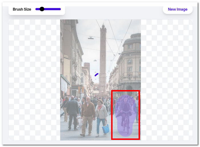 Fare clic su La persona