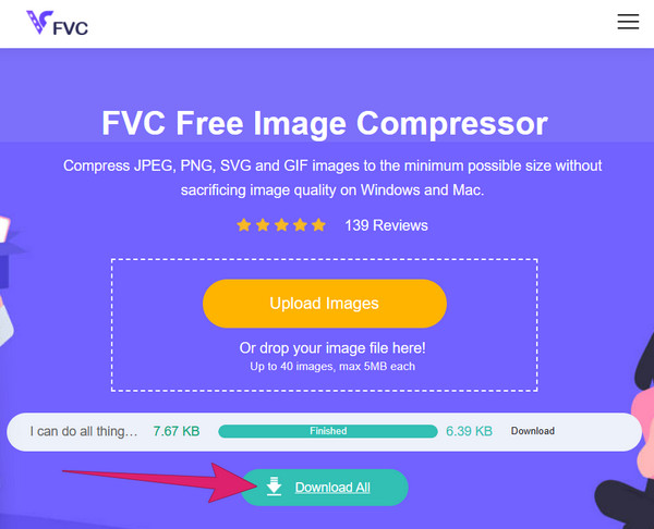 Téléchargement du compresseur FVC