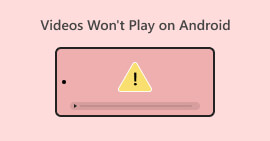Videoer vunnet og ikke spilles av på Android