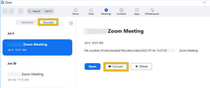Convert Zoom MP4 Client