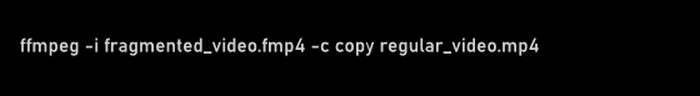 Fragmenteret MP4 FFMPEG Konverter