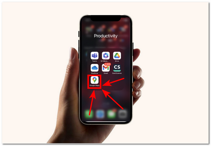 Google Peta di iPhone