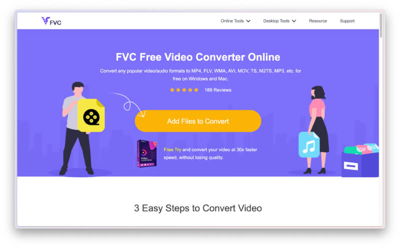 HTML MP4 FVC Ajouter