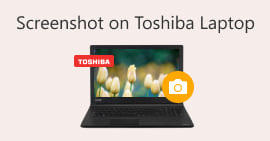 Screenshot on Toshiba Laptop-s