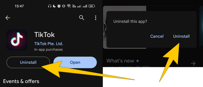 Re Install Tiktok