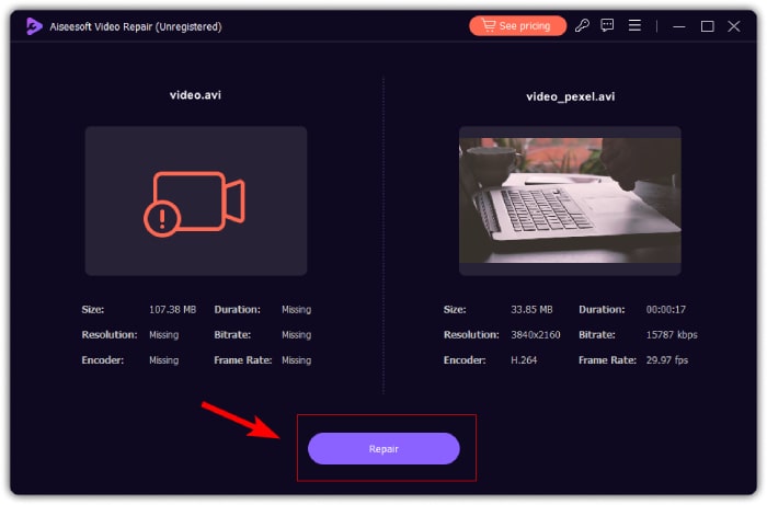Repair Avi Files Fix