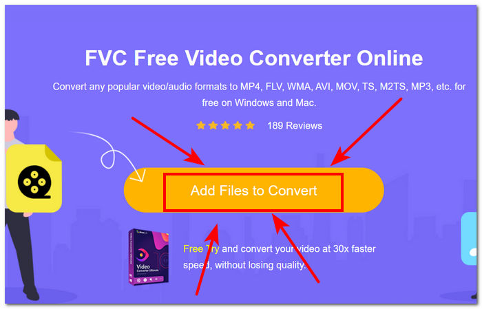 Click Add Files To Convert Button