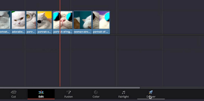 Davinci Resolve 交付選項卡