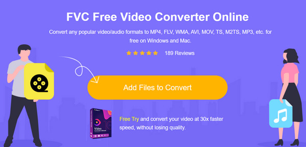 Fvc Convertitore video gratuito online Hevc Mp4 Aggiungi file