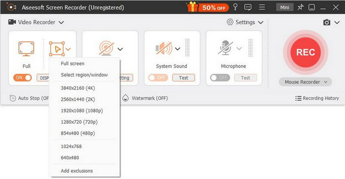 Fvc Screen Recorder Ppt to Mp4 Click Rec Button