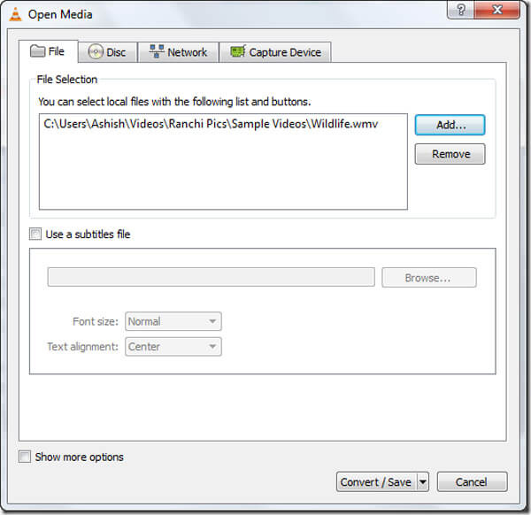 Vlc Add Files
