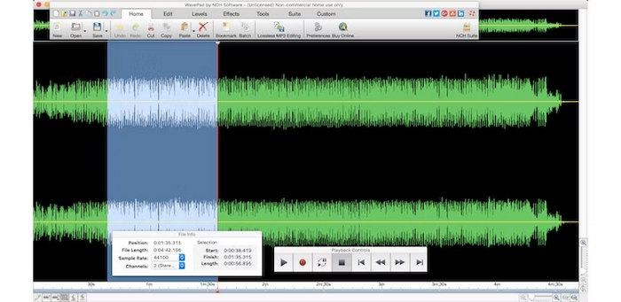 Mac Wavepad İçin Ses Düzenleyicisi
