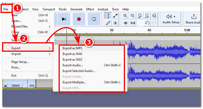 Export Audio