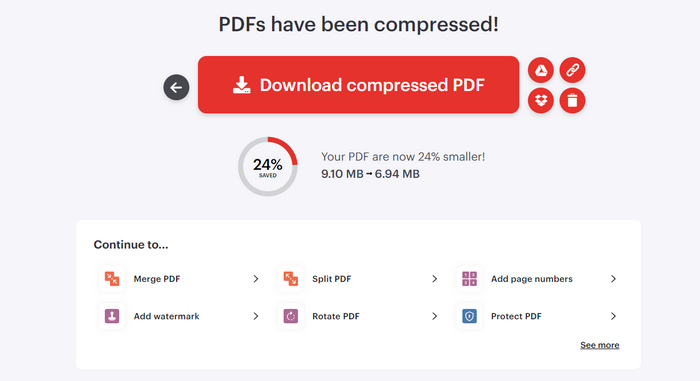 ilovepdf Ana Arayüzü
