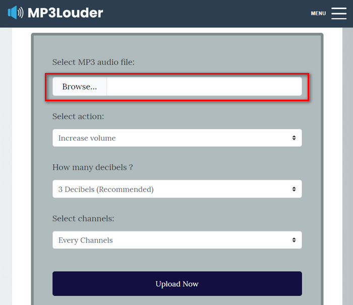 Meningkatkan Volume Mp3 dengan Mengimpor File Mp3louder
