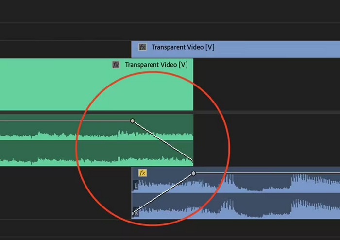 Premiere Pro 淡入淡出音频恒定增益