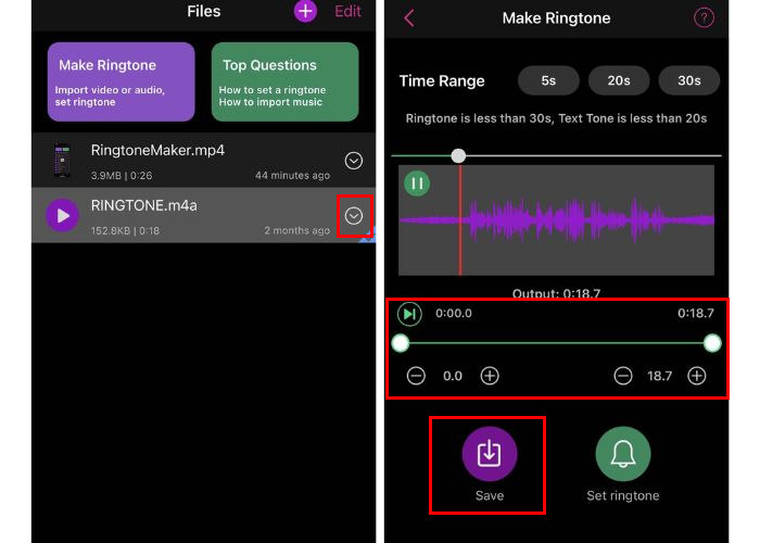Ringtone Maker - Audio extrahieren - Bearbeiten