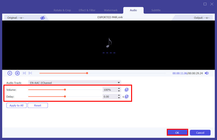 Ringtone Maker Video Converter Ultimate - Bearbeitungsoption
