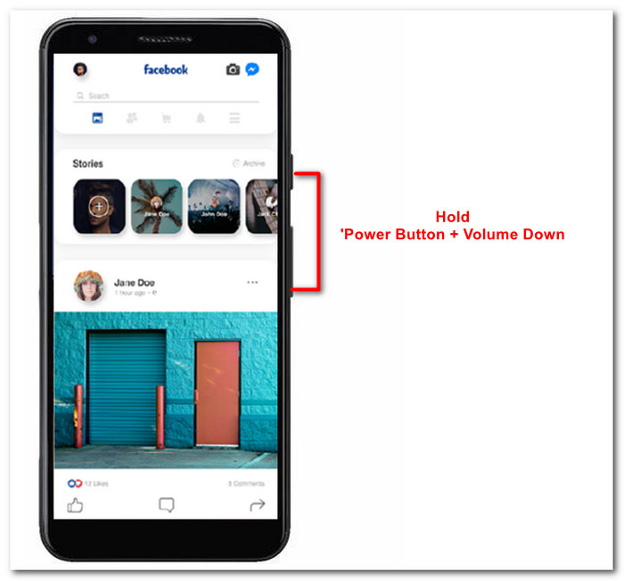 Screenshot von Facebook in Android