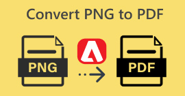 Adobe تبدیل PNG به PDF