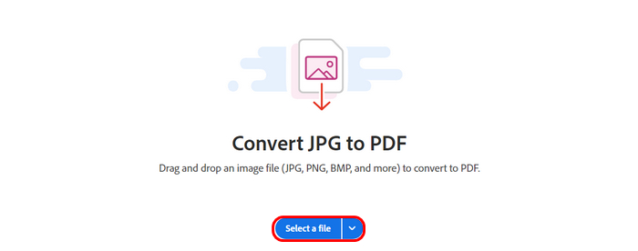 Adobe Convert Png به Pdf فایل ها را انتخاب کنید