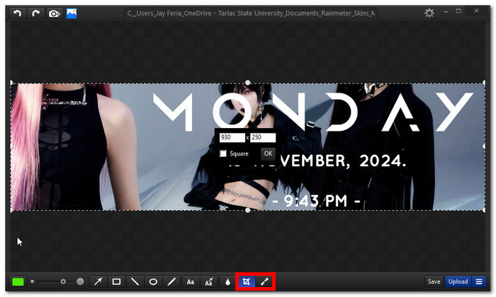 Crop And Resize Tool