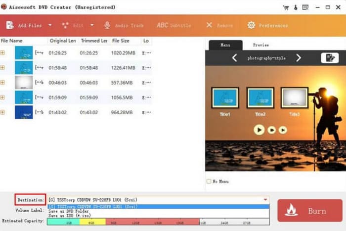 Aiseesoft Ajouter un DVD