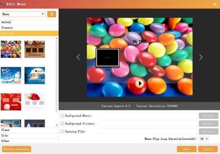 Menu Aiseesoft