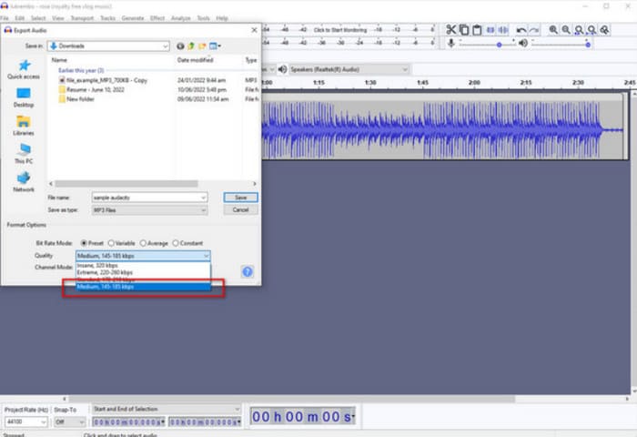 Audacity Medium