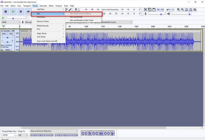 Audacity Track