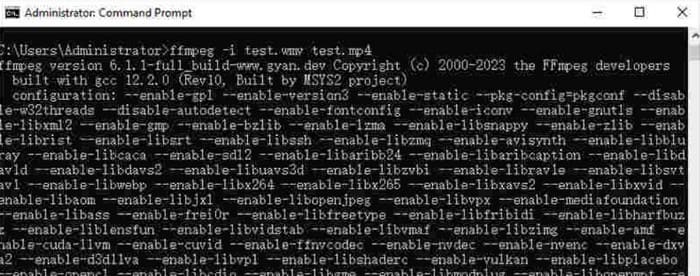 Ffmpeg Wmv Mp4