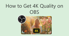 Jak dosáhnout 4k kvality na Obs