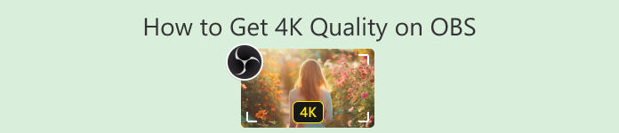 How To Get 4k Quality On Obs