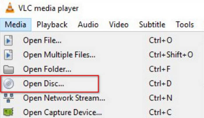 Vlc Açık Disk