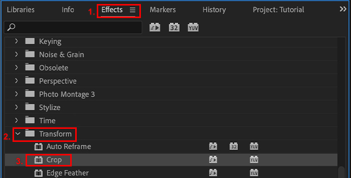 Crop A Video With Adobe Crop Effect