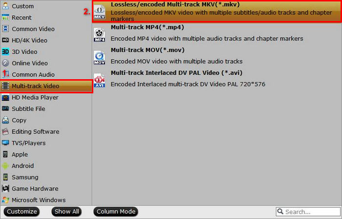 Dumbofab Video Converter Ultimate DVD MKV Choose MKV