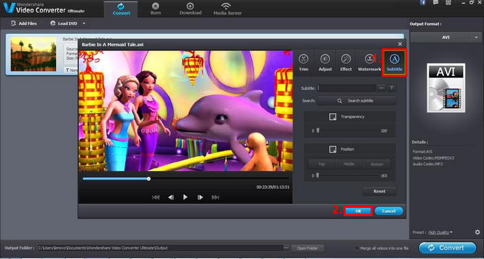 Wondershare Video Converter Ultimate Edit