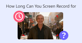 Hvor længe kan du skærmoptage