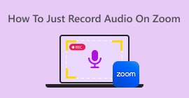 How to Just Record Audio on Zoom